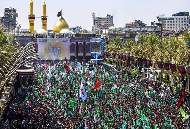 حضور میلیونی زائران کربلا در شب و روز عاشورا